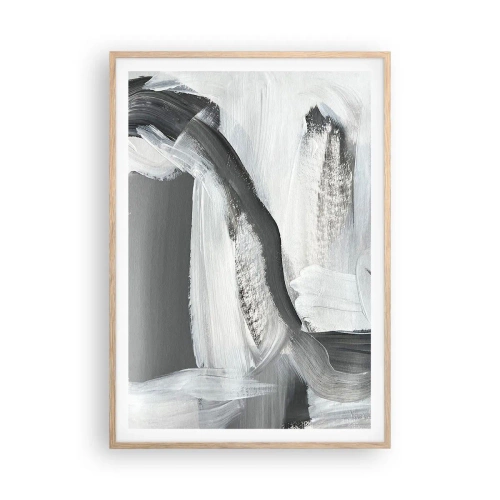 Plakat w ramie jasny dąb - Zdecydowanym ruchem - 70x100 cm