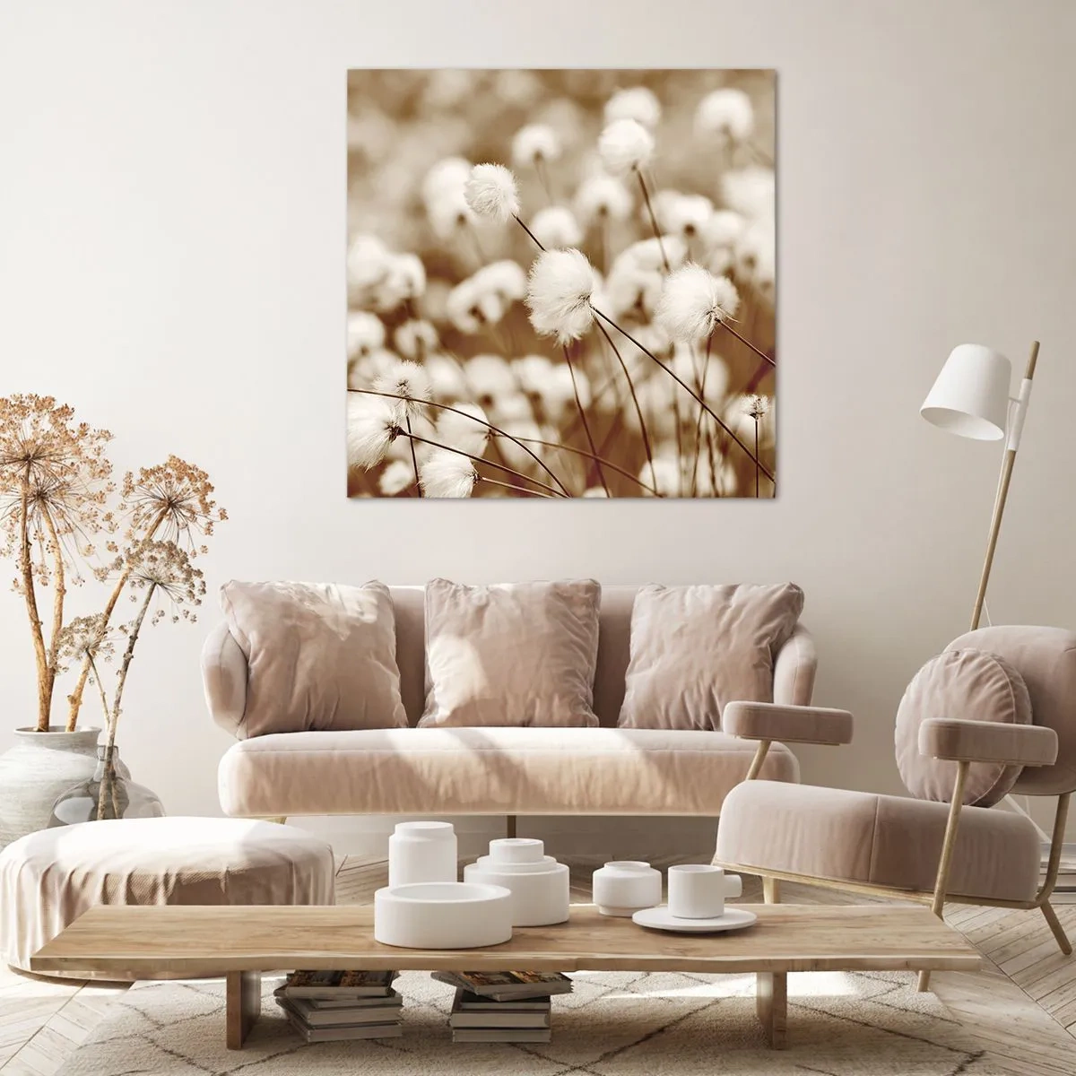 Obraz na płótnie - Puszysty łan - 70x70 cm