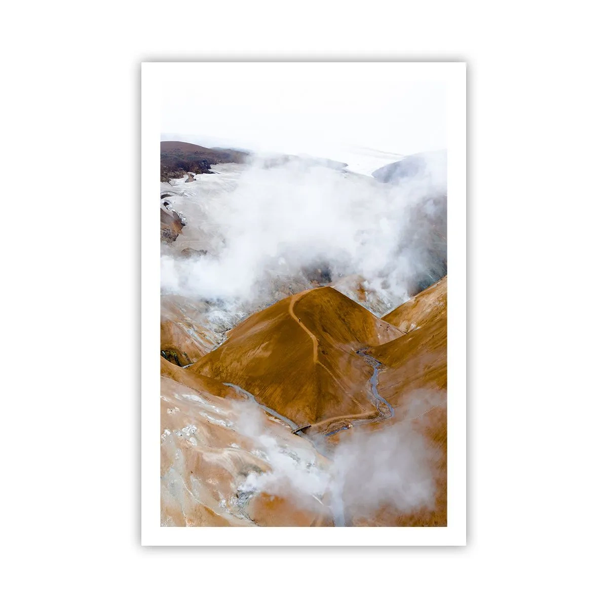 Plakat - Surowa uroda Islandii - 61x91 cm