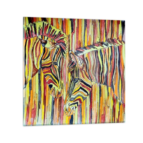 Obraz na szkle - A więc ty też… - 30x30 cm