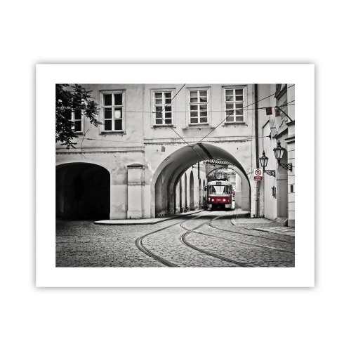 Plakat - Przez miejski labirynt - 50x40 cm