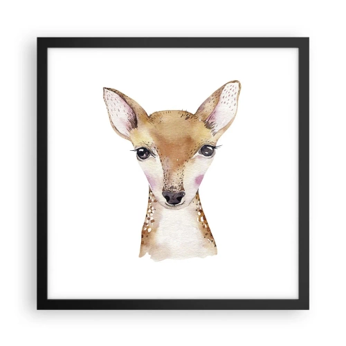 Plakat w czarnej ramie - Natura niewinności - 40x40 cm