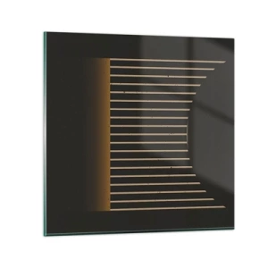 Obraz na szkle - Zbadać ciemność - 30x30 cm