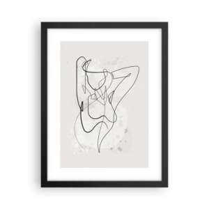 Plakat w czarnej ramie - Sztuka uwodzenia - 30x40 cm