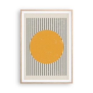Plakat w ramie jasny dąb - Siła prostoty - 70x100 cm