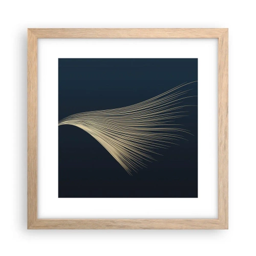 Plakat w ramie jasny dąb - Jak anioła włos - 30x30 cm