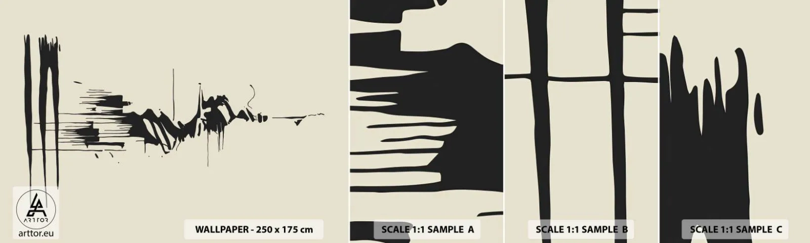 Fototapeta Próbka Standard Eco - Abstrakcja pośpieszna - Abstrakcja, Minimalizm, Sztuka - 100x30 cm