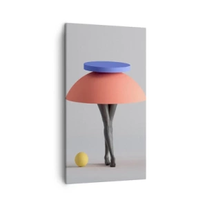 Obraz na płótnie - Kompozycja surrealistyczna - 45x80 cm