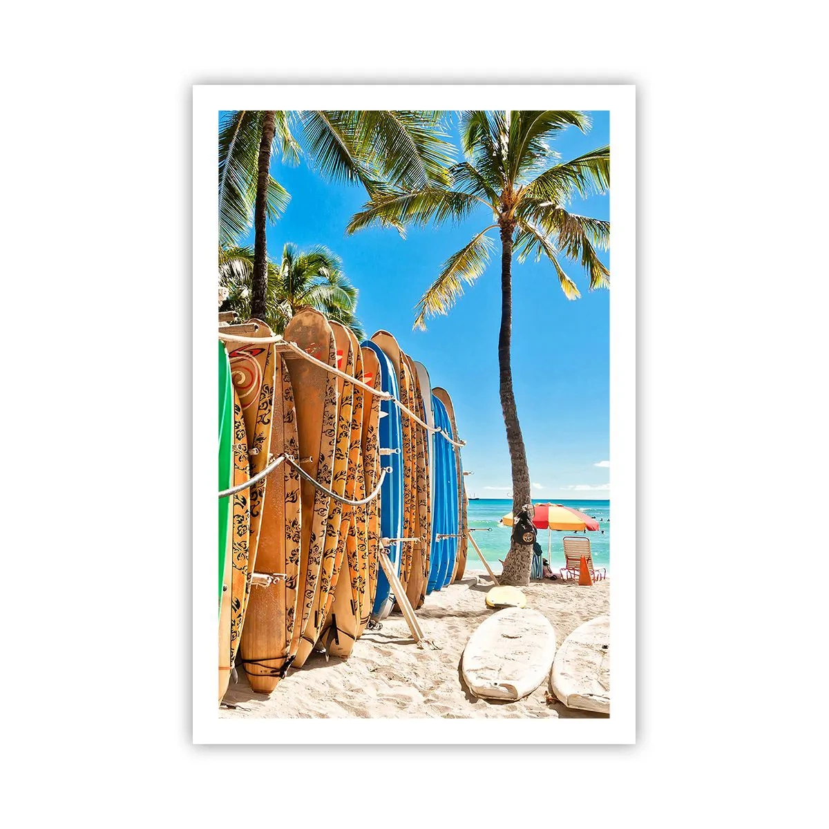 Plakat - Słoneczna zabawa - 61x91 cm