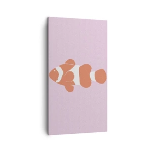 Obraz na płótnie - W koralu jej do twarzy i do ogona - 45x80 cm