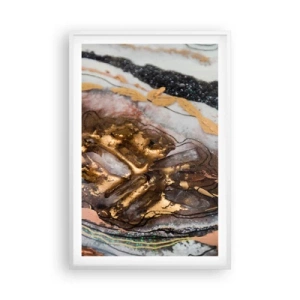 Plakat w białej ramie - Żywioł ziemi - 61x91 cm