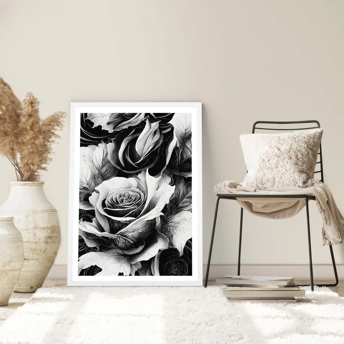 Plakat w białej ramie - Zawsze królowa - 50x70 cm