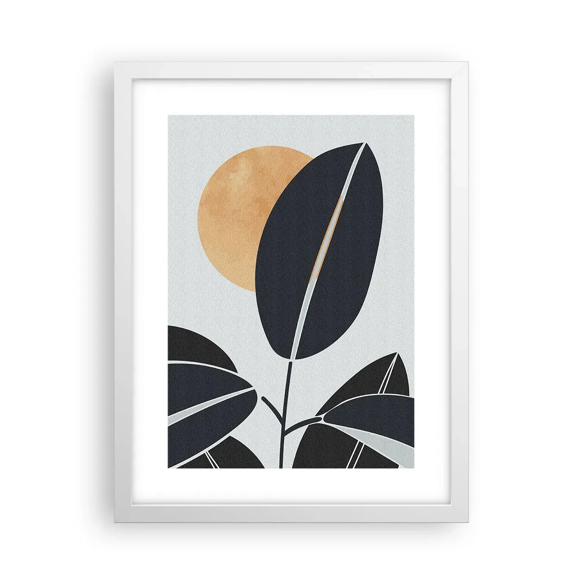 Plakat w białej ramie - Dzień gorącego lata - 30x40 cm