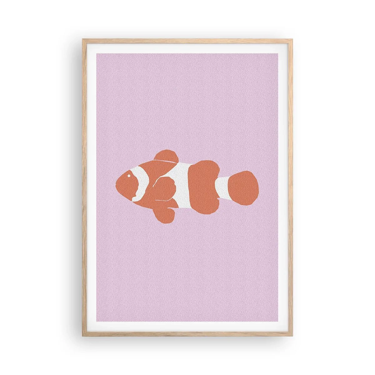 Plakat w ramie jasny dąb - W koralu jej do twarzy i do ogona - 70x100 cm