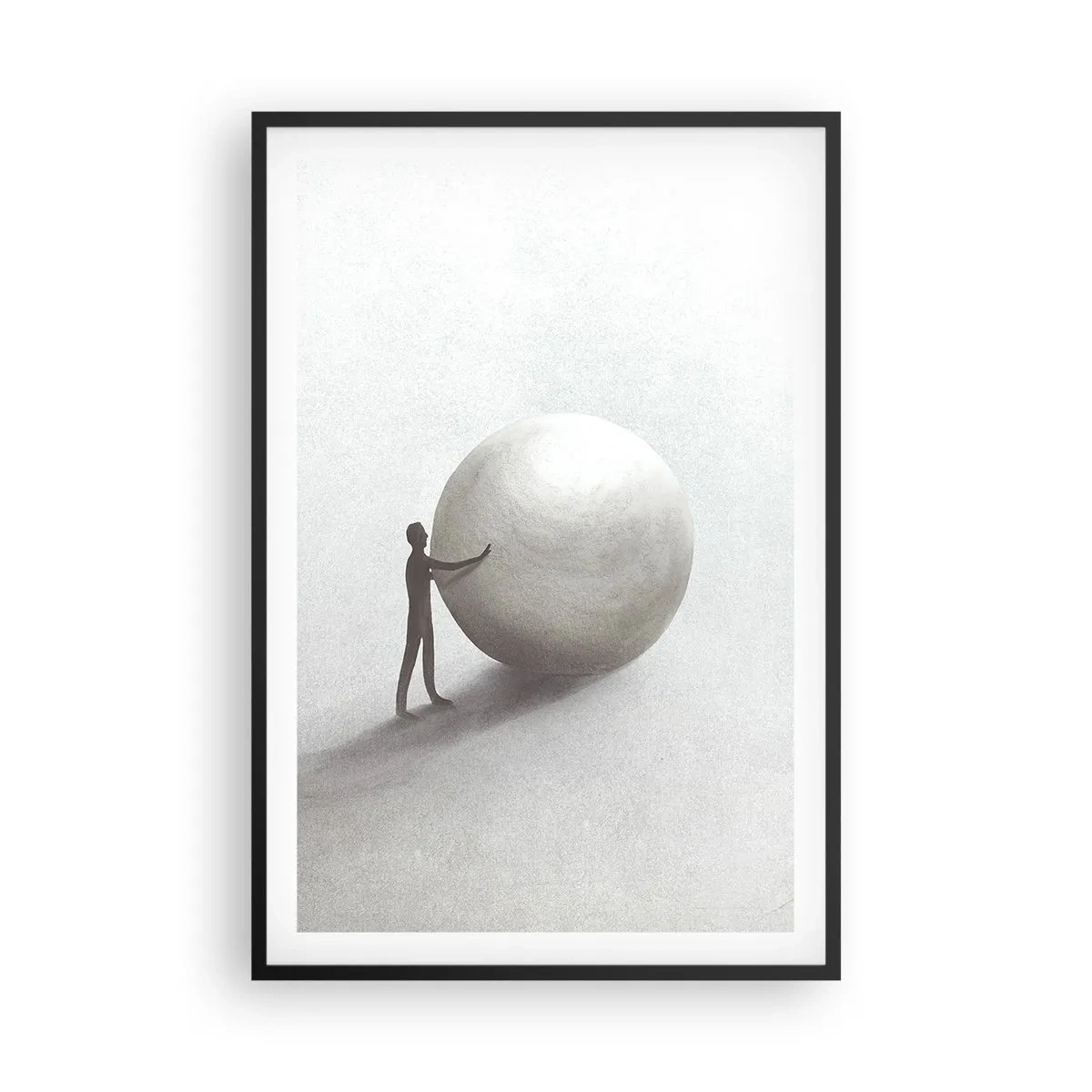 Plakat w czarnej ramie - Gra życia - 61x91 cm