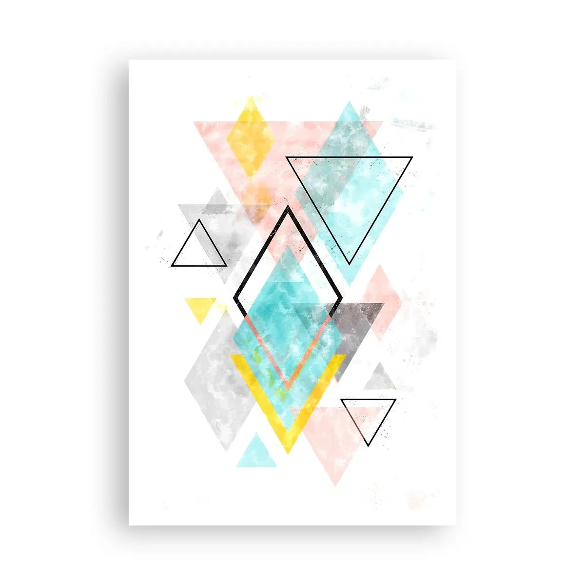 Plakat - Igraszka geometryczna - 70x100 cm