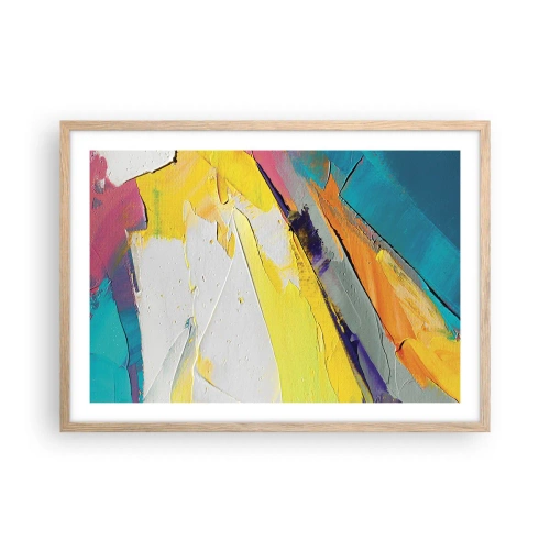 Plakat w ramie jasny dąb - Anatomia światła - 70x50 cm