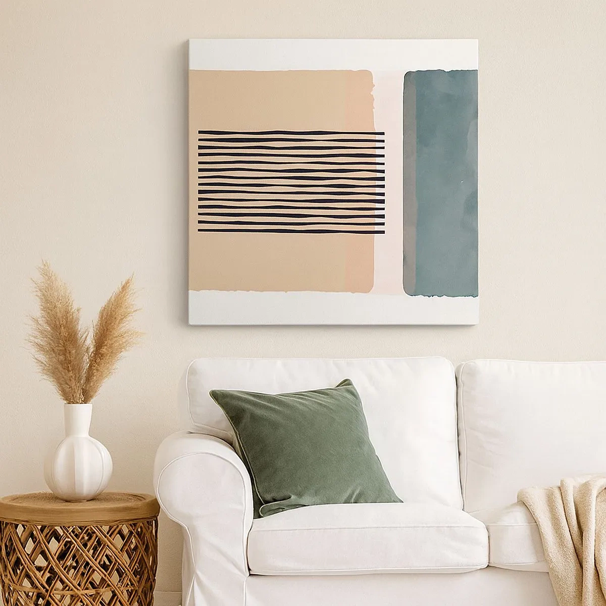 Obraz na płótnie - Wszystko w porządku - 30x30 cm