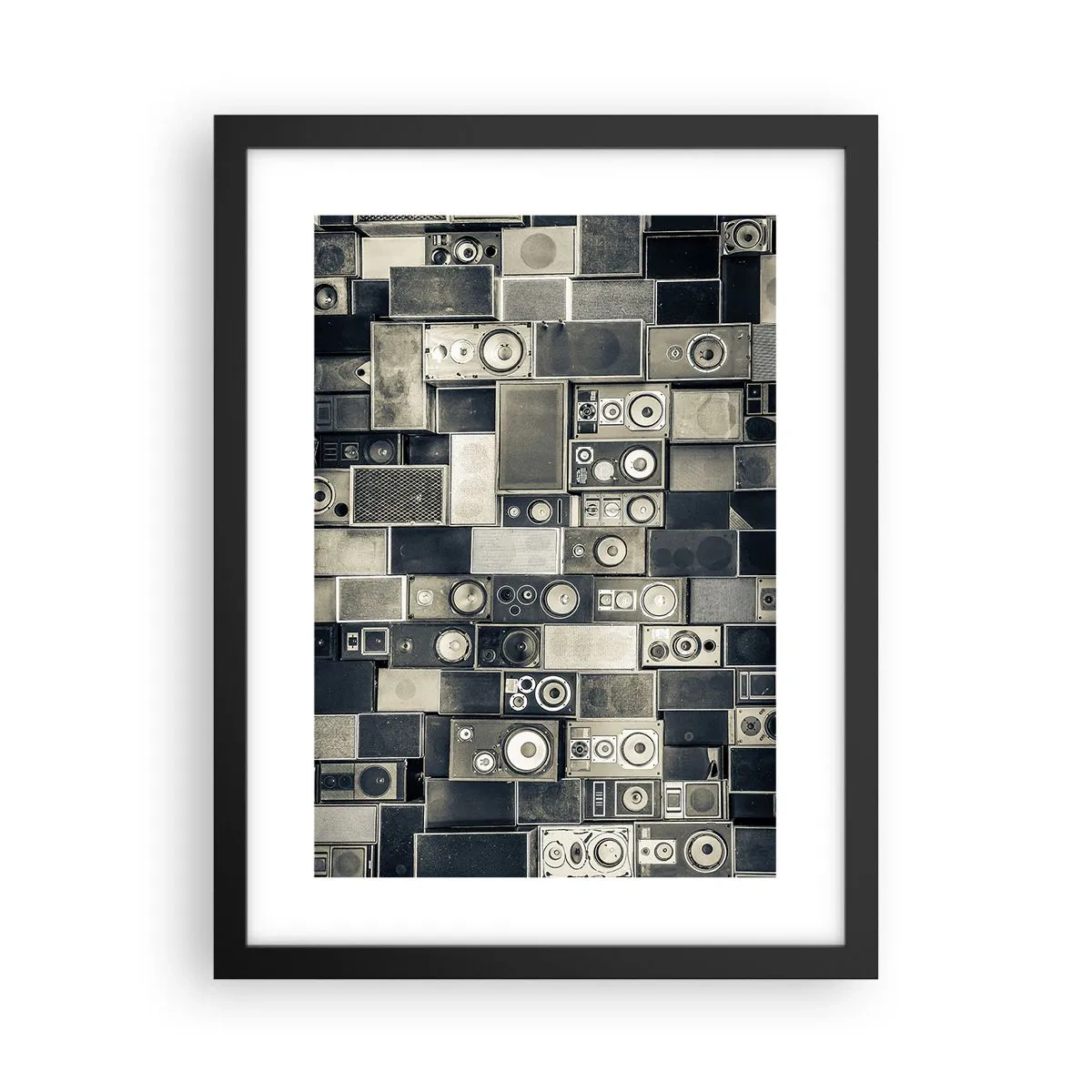 Plakat w czarnej ramie - I wszystko gra - 30x40 cm