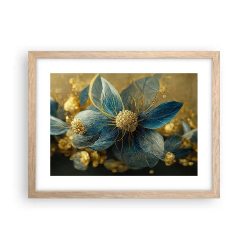 Plakat w ramie jasny dąb - Zakwitnąć złotem - 40x30 cm