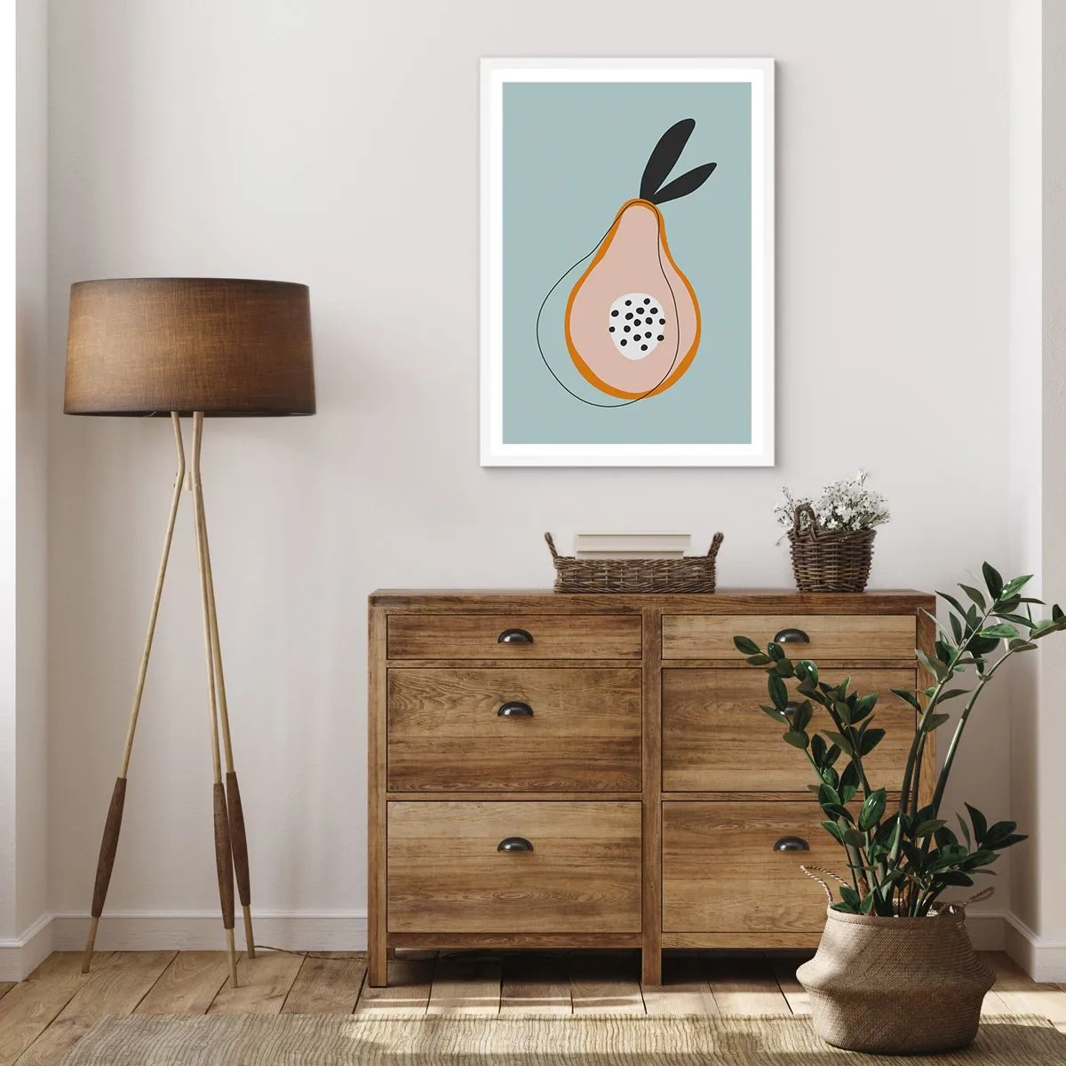 Plakat w białej ramie - Przeniknąć w naturę rzeczy - 40x50 cm