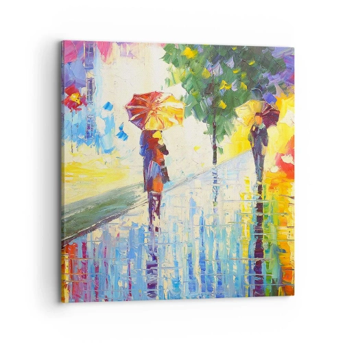 Obraz na płótnie - I wszystko jasne - 70x70 cm