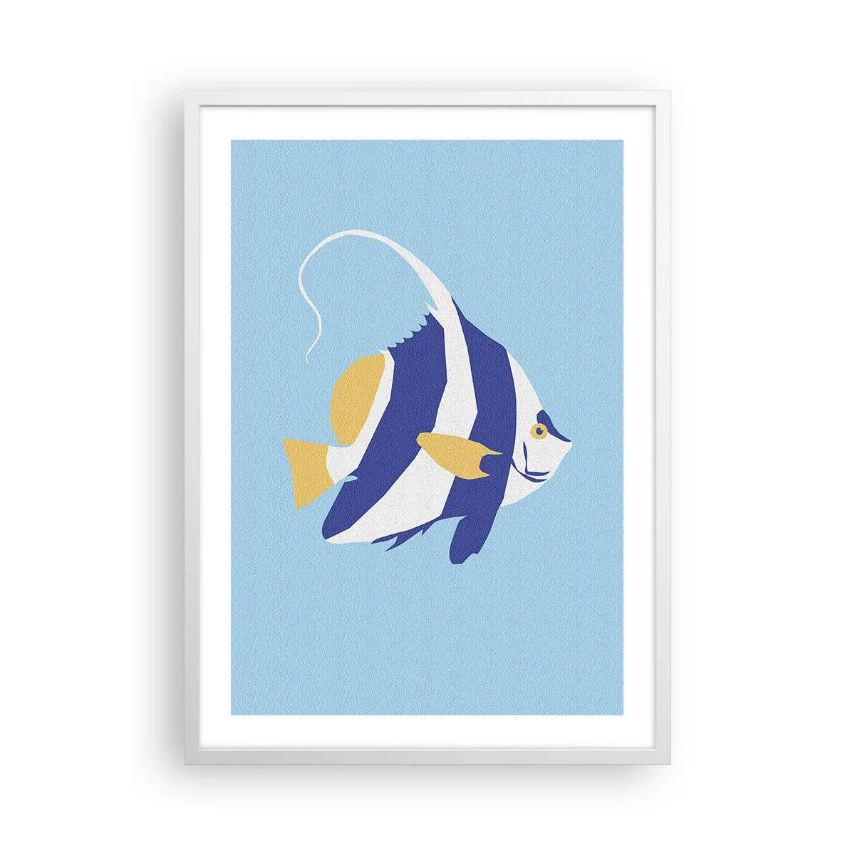 Plakat w białej ramie - Miss tropikalnych wód - 50x70 cm