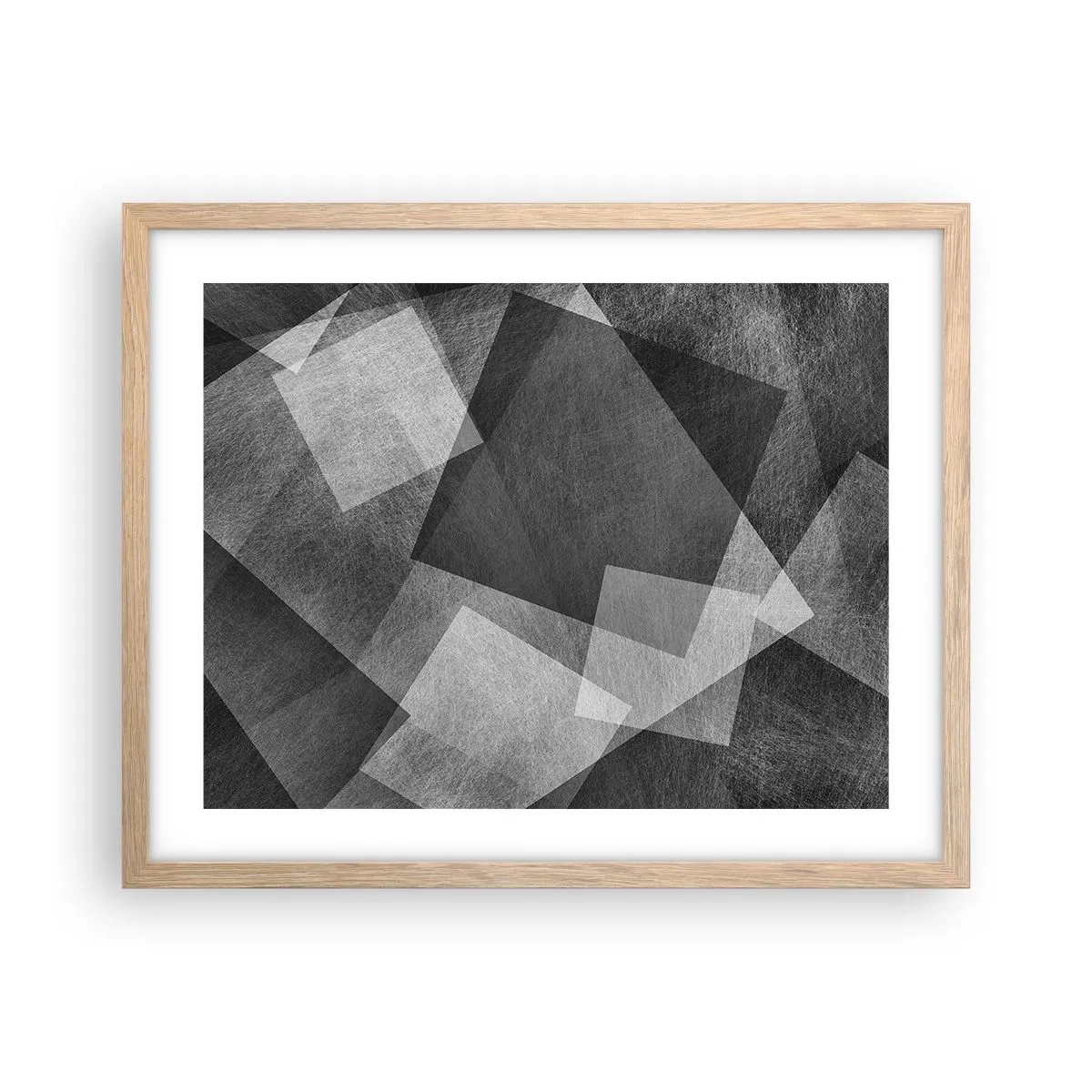 Plakat w ramie jasny dąb - Odwieczny symbol trwałości i porządku - 50x40 cm