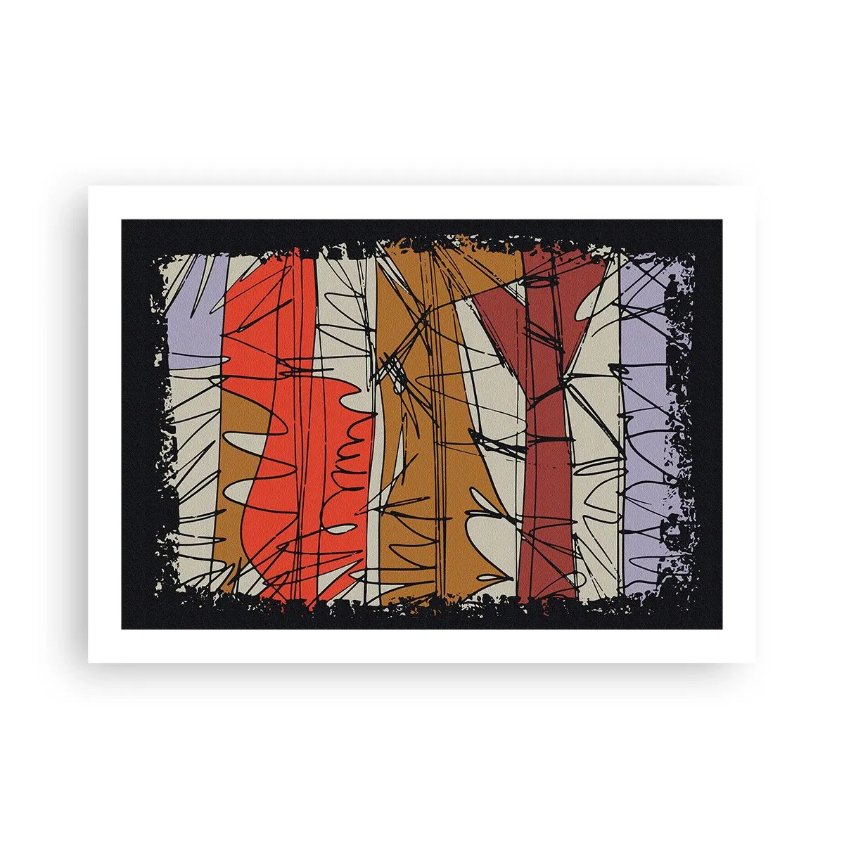 Plakat - Kompozycja spontaniczna - 70x50 cm