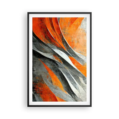Plakat w czarnej ramie - Żar i chłód - 61x91 cm