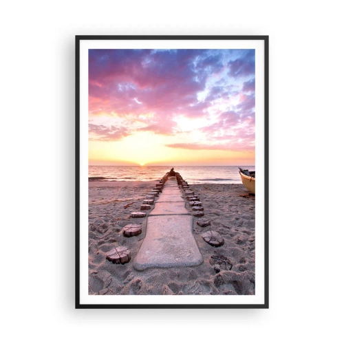 Plakat w czarnej ramie - Chwila głębokiego przeżycia - 70x100 cm