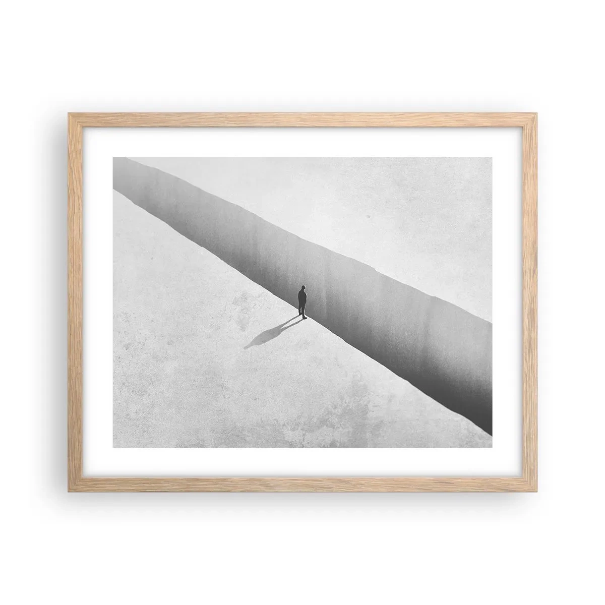 Plakat w ramie jasny dąb - Jasny cel - 50x40 cm