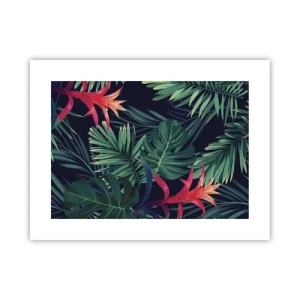 Plakat - Zapłonąć w zieleni - 40x30 cm