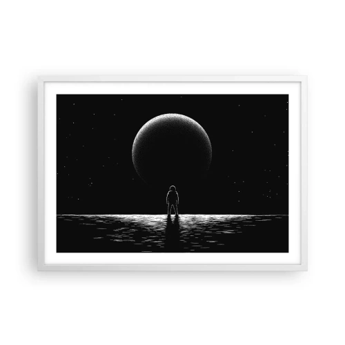 Plakat w białej ramie - Twarzą w twarz - 70x50 cm