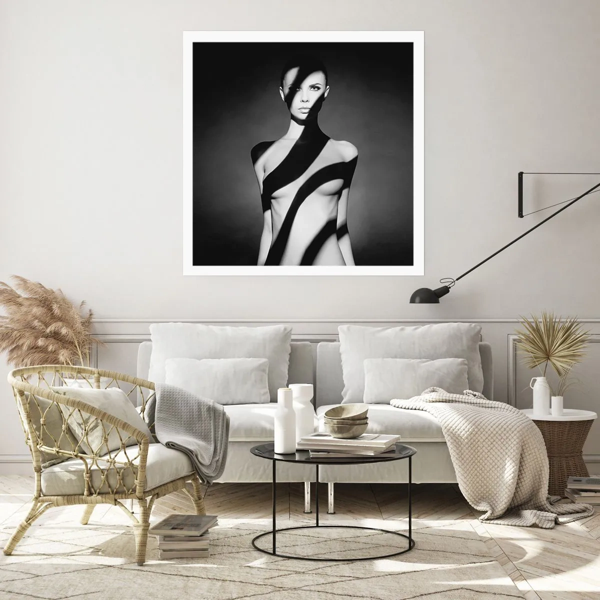 Plakat - W blasku i w cieniu - 60x60 cm