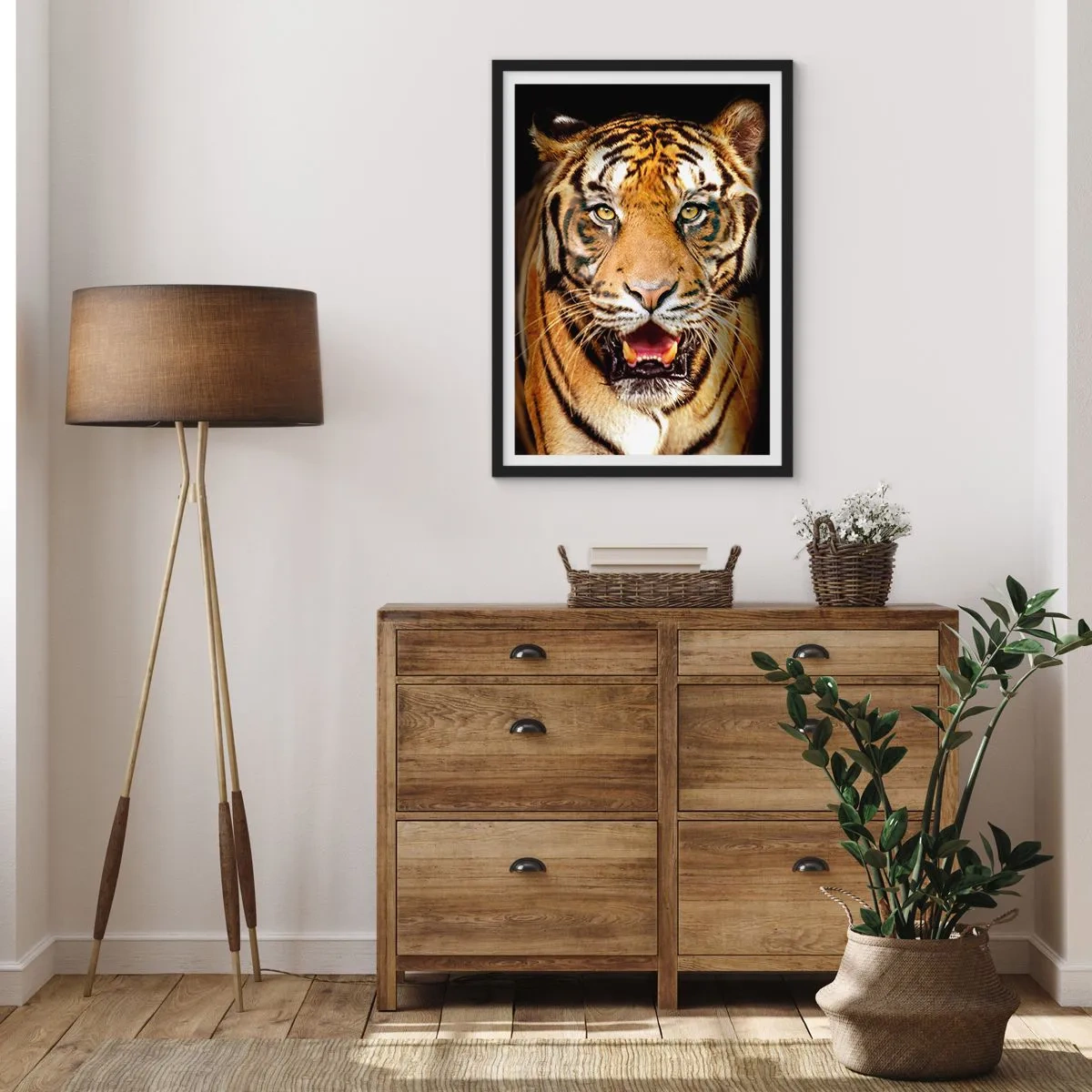 Plakat w czarnej ramie - Dzikość serca - 40x50 cm