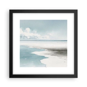 Plakat w czarnej ramie - Łagodny przypływ - 30x30 cm