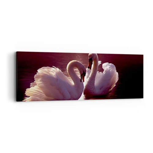 Obraz na płótnie - Aż śmierć nas nie rozłączy - 90x30 cm