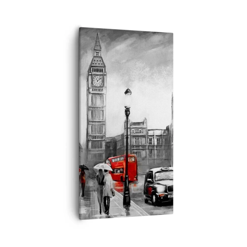 Obraz na płótnie - Wcale nie szare miasto - 55x100 cm