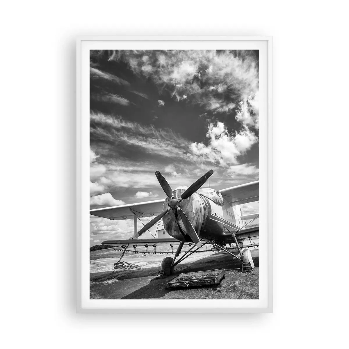 Plakat w białej ramie - Nie mogę się doczekać! - 70x100 cm