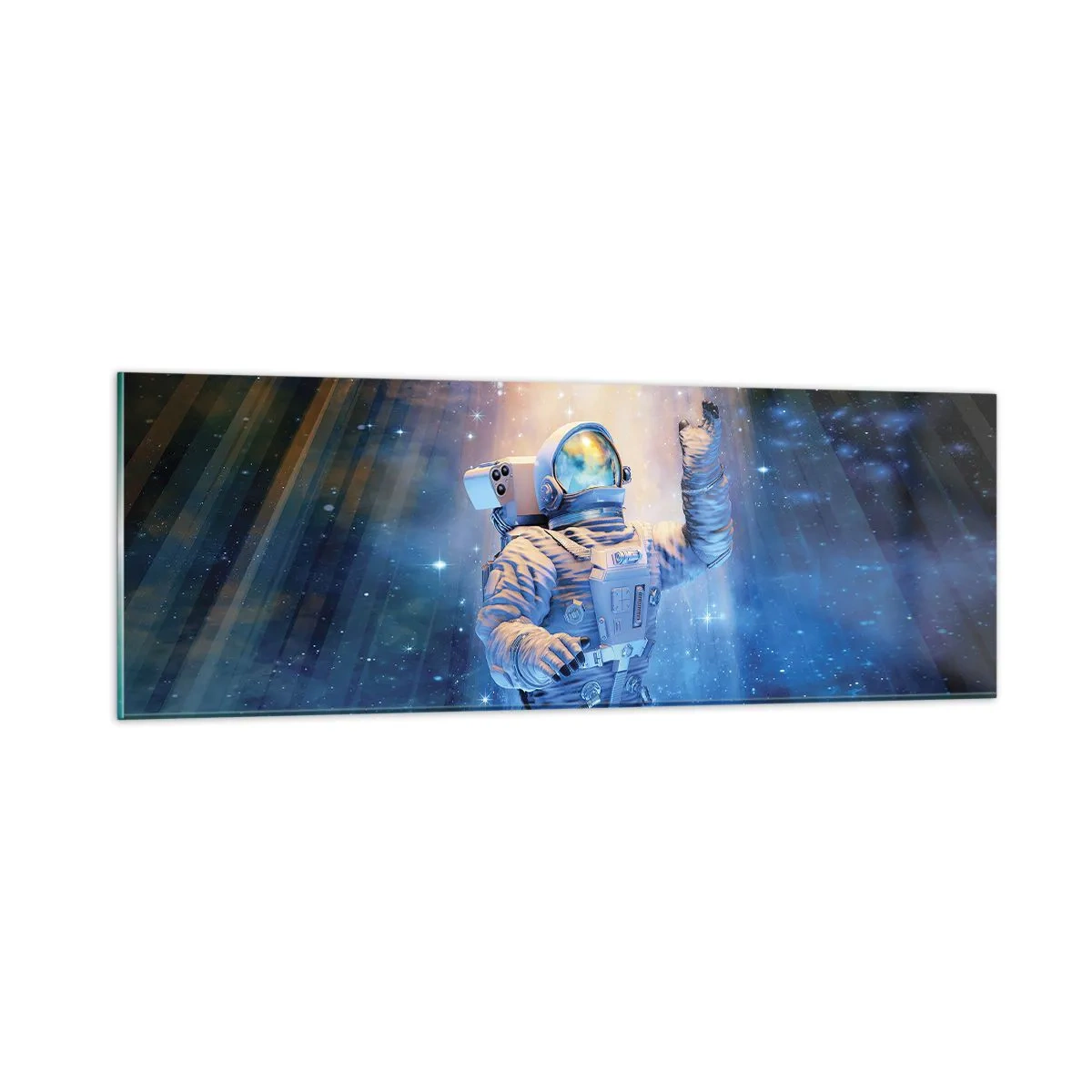 Obraz na szkle - Wreszcie u celu - 90x30 cm