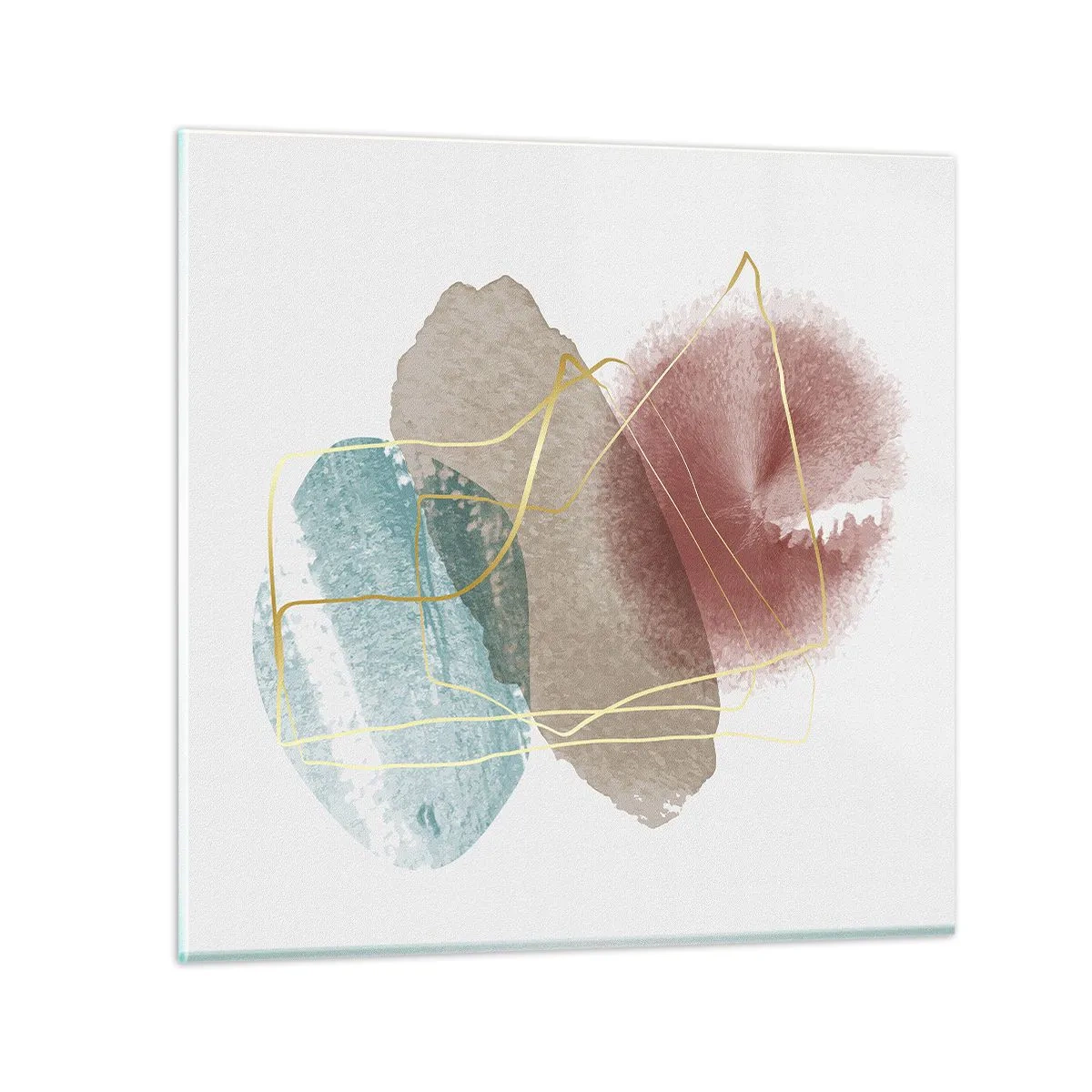 Obraz na szkle - Korale przestrzeni - 60x60 cm