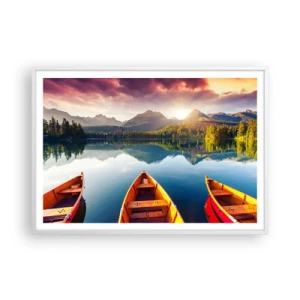 Plakat w białej ramie - Nic przeciw naturze - 100x70 cm