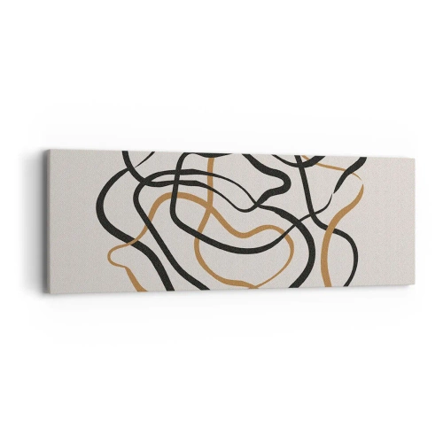 Obraz na płótnie - Wszystko się pokręciło - 90x30 cm