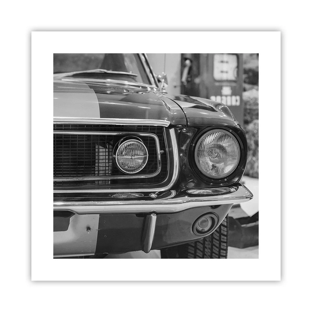 Plakat - Ostra jazda - 40x40 cm