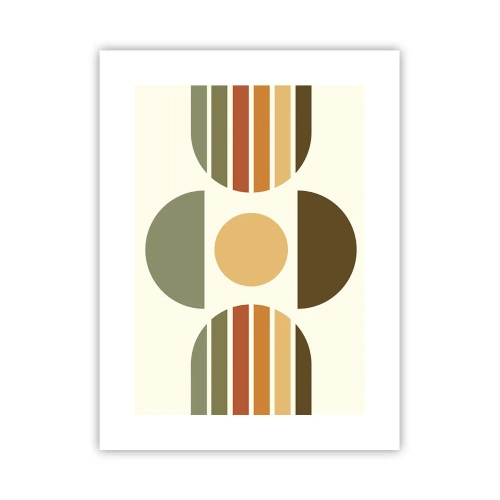 Plakat - W kolorach ziemi - 30x40 cm