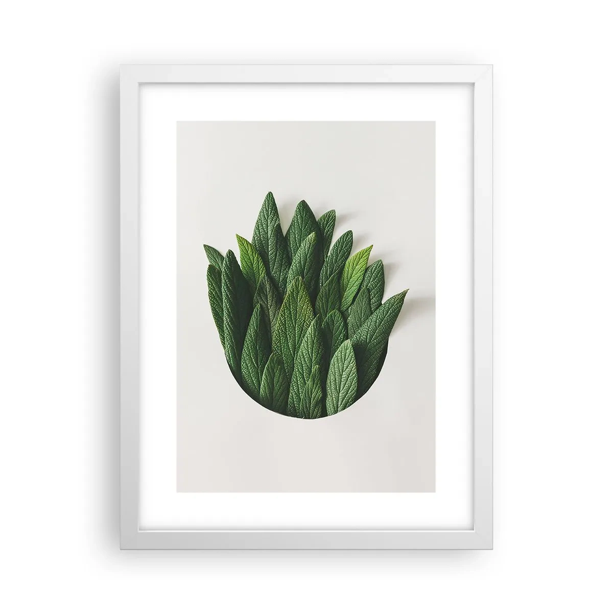 Plakat w białej ramie - Nieposkromiona ciekawość - 30x40 cm