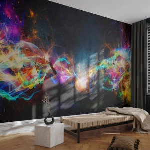 Fototapeta Premium Canvas - Radośnie przeciw ciemności - Abstrakcja, Sztuka, Eksplozja - 500x350 cm