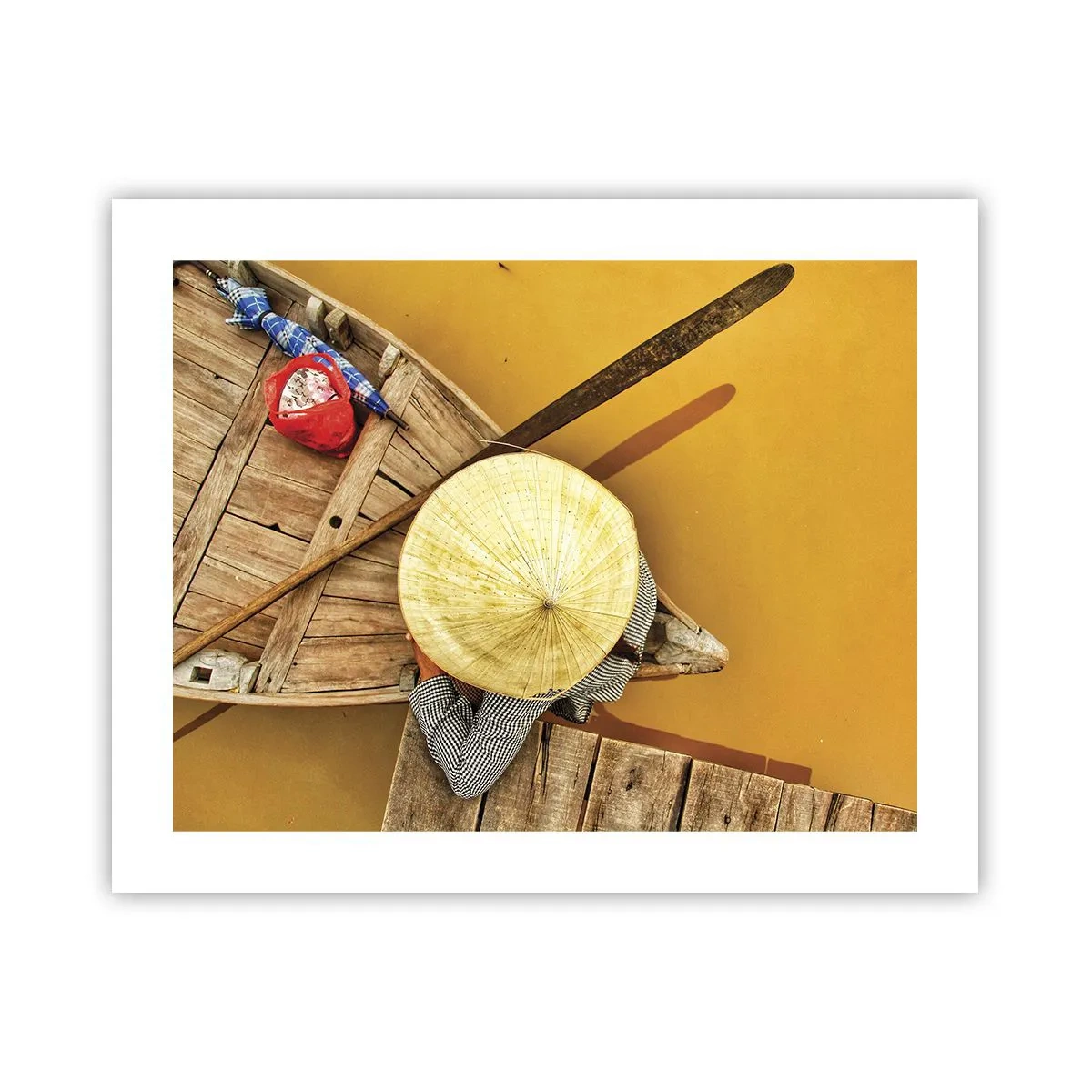 Plakat - Życie na żółtej rzece - 50x40 cm