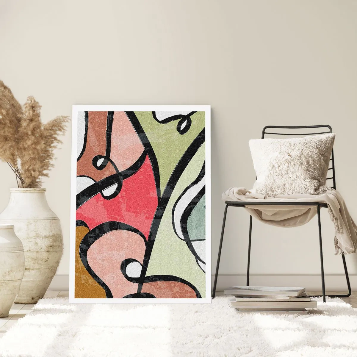 Plakat - Piruety wśród barw - 70x100 cm